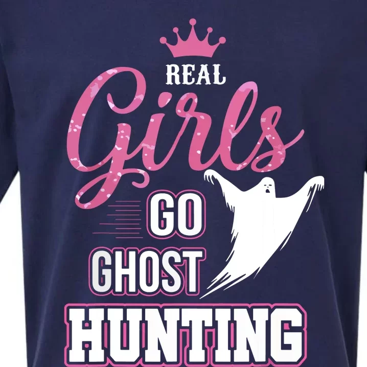 Real Go Ghost Hunting Gifts For Ghost Hunters Sueded Cloud Jersey T-Shirt