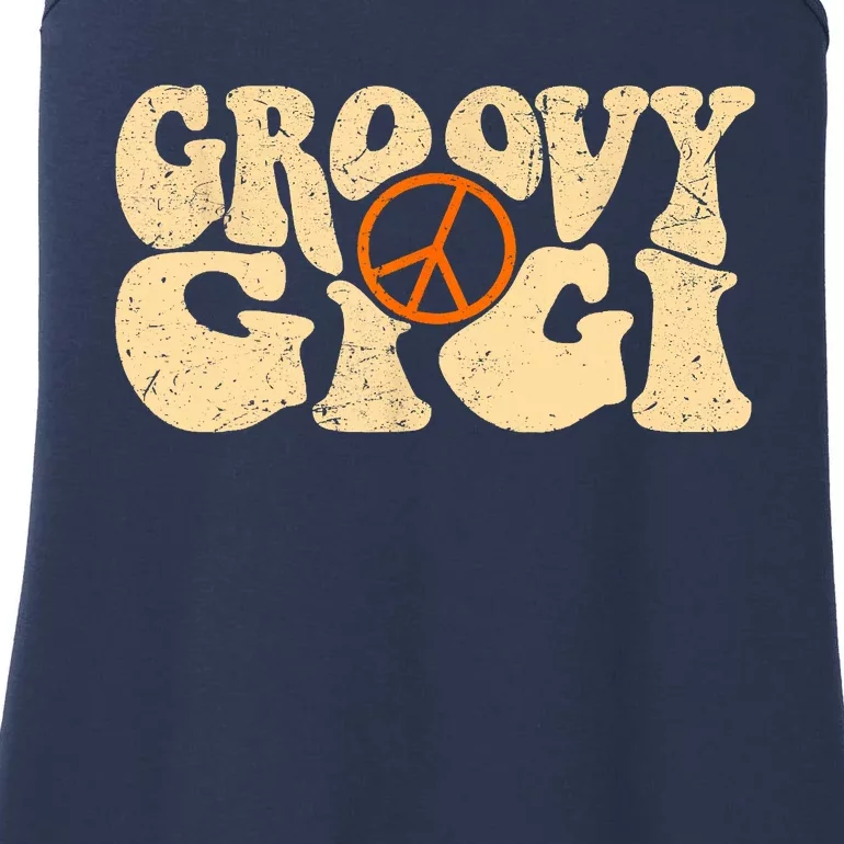 Retro Groovy Gigi Aesthetic Nostalgia 60's 70's Retro Gigi Ladies Essential Tank