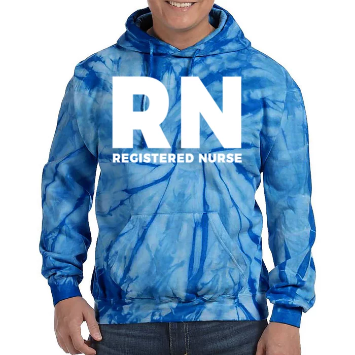 Rn Great Gift Nurse Graduation Gift Tie Dye Hoodie