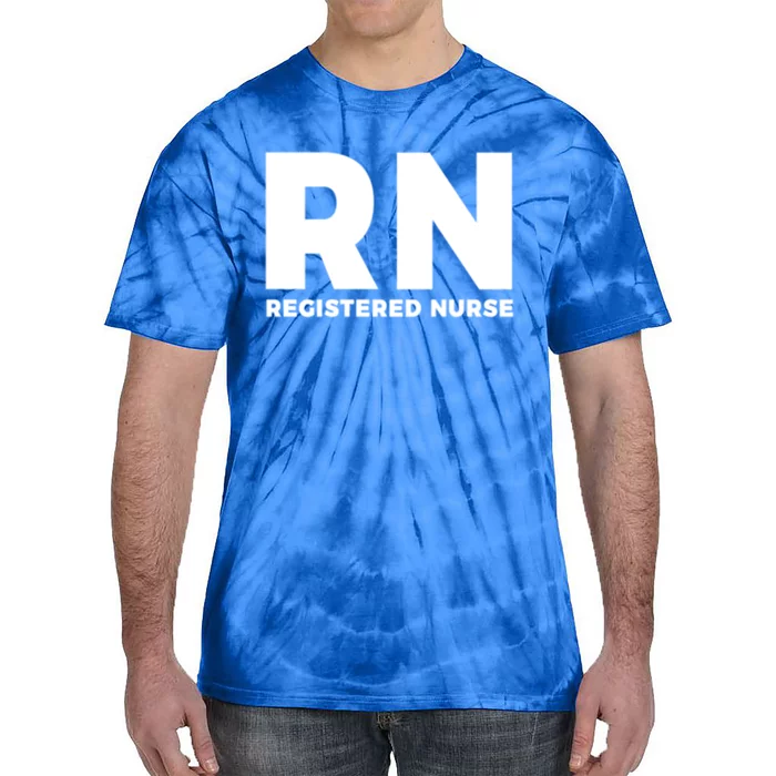 Rn Great Gift Nurse Graduation Gift Tie-Dye T-Shirt