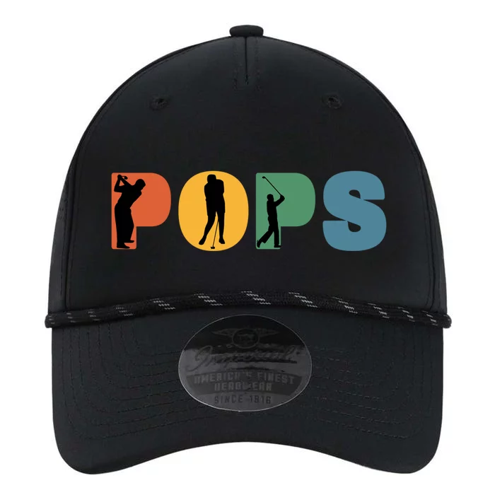 Retro Golf Grandpa Golfer Pops Grandfather Gift Performance The Dyno Cap