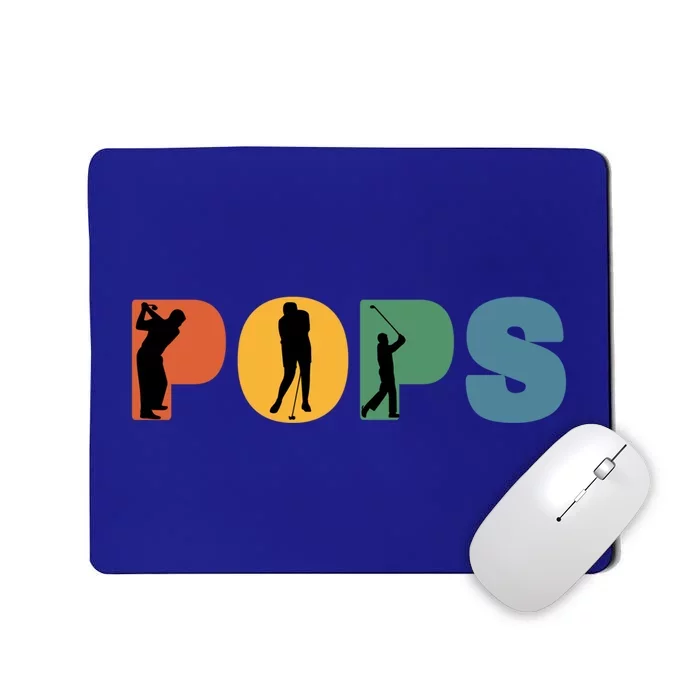 Retro Golf Grandpa Golfer Pops Grandfather Gift Mousepad