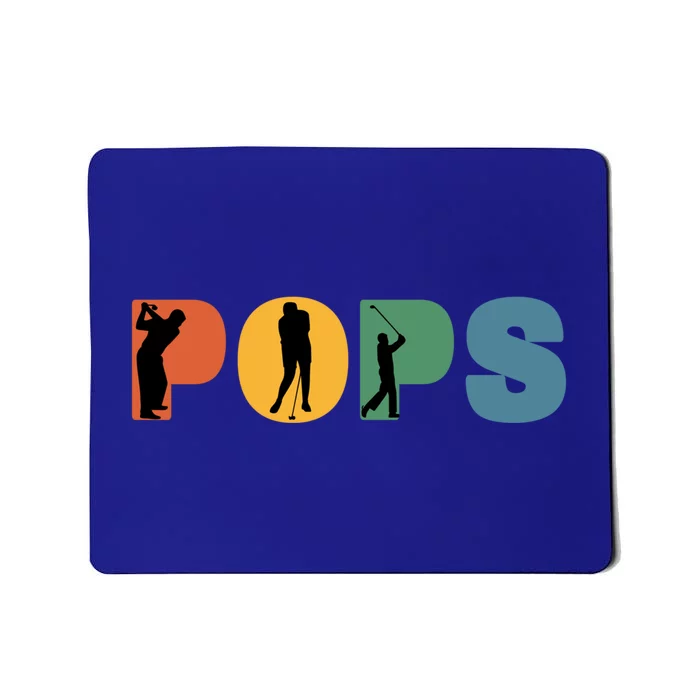 Retro Golf Grandpa Golfer Pops Grandfather Gift Mousepad