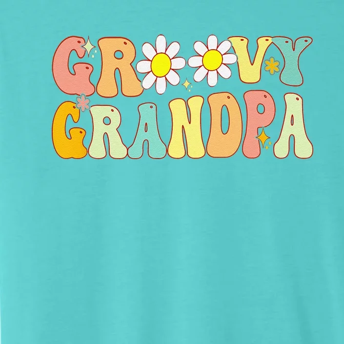 Retro Groovy Grandpa Birthday Matching Family Fathers Day ChromaSoft Performance T-Shirt