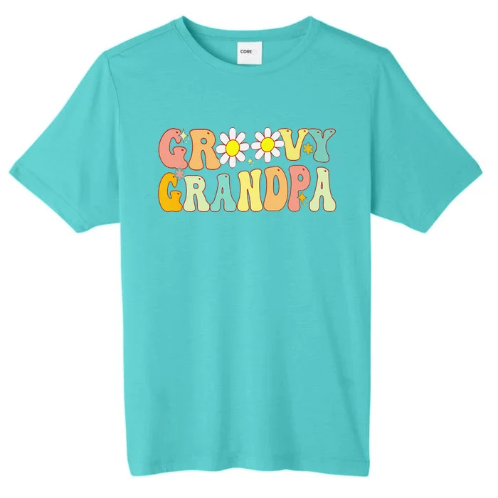 Retro Groovy Grandpa Birthday Matching Family Fathers Day ChromaSoft Performance T-Shirt