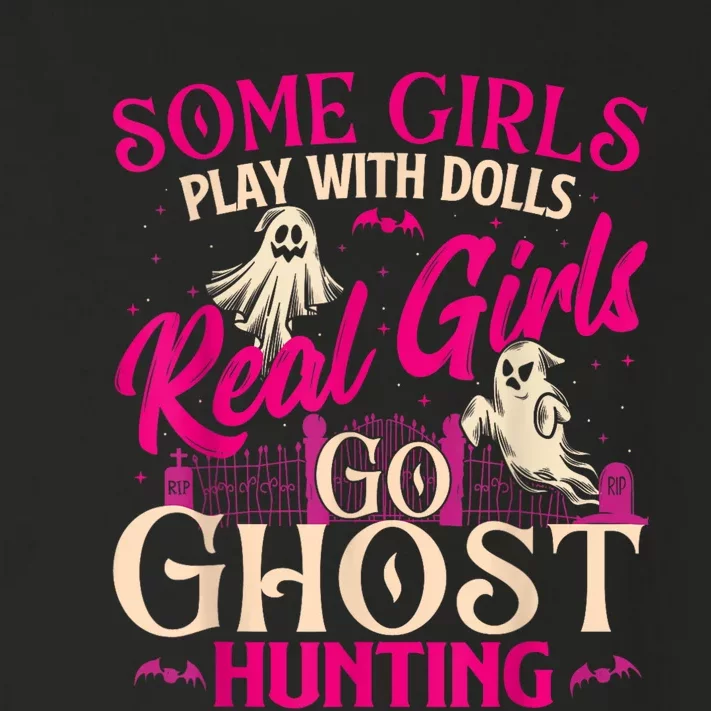 Real Girl Go Ghost Hunting Ghosts Paranormal Researcher Toddler Long Sleeve Shirt