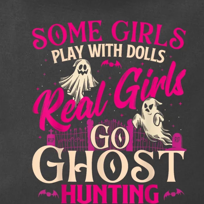 Real Girl Go Ghost Hunting Ghosts Paranormal Researcher Zip Tote Bag