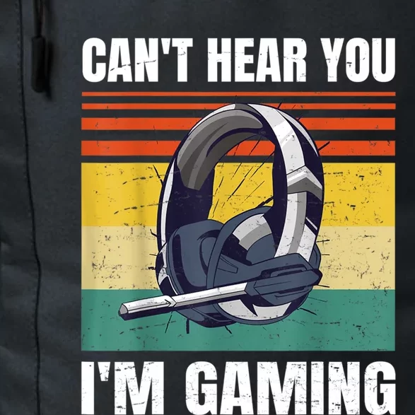 Retro Gamer Headset Can't Hear You I'm Gaming Meaningful Gift Daily Commute Backpack