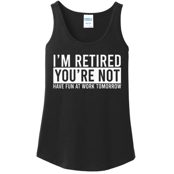 Retirement Gifts Humorous Retirement Ladies Essential Tank