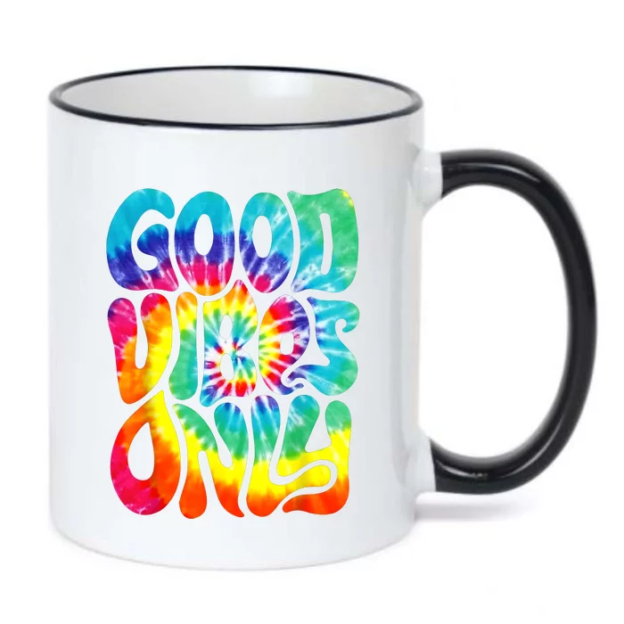 Retro Groovy Halloween Peace Love Hippie 60s 70s 80s Costume Black Color Changing Mug