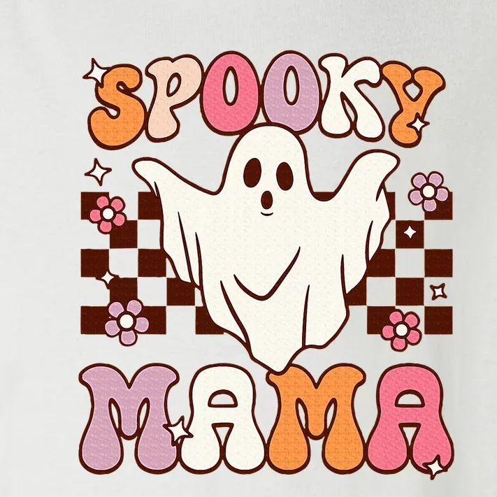 Retro Groovy Halloween Ghost Spooky Mama Costume Toddler Long Sleeve Shirt