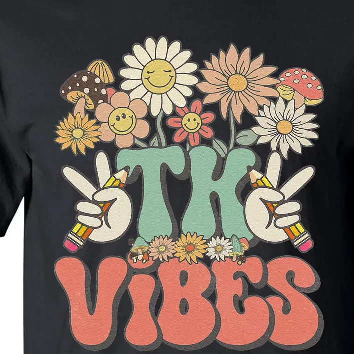 Retro Groovy Hippie Wildflower Daisy Tk Teachers Girl Gift Tall T-Shirt