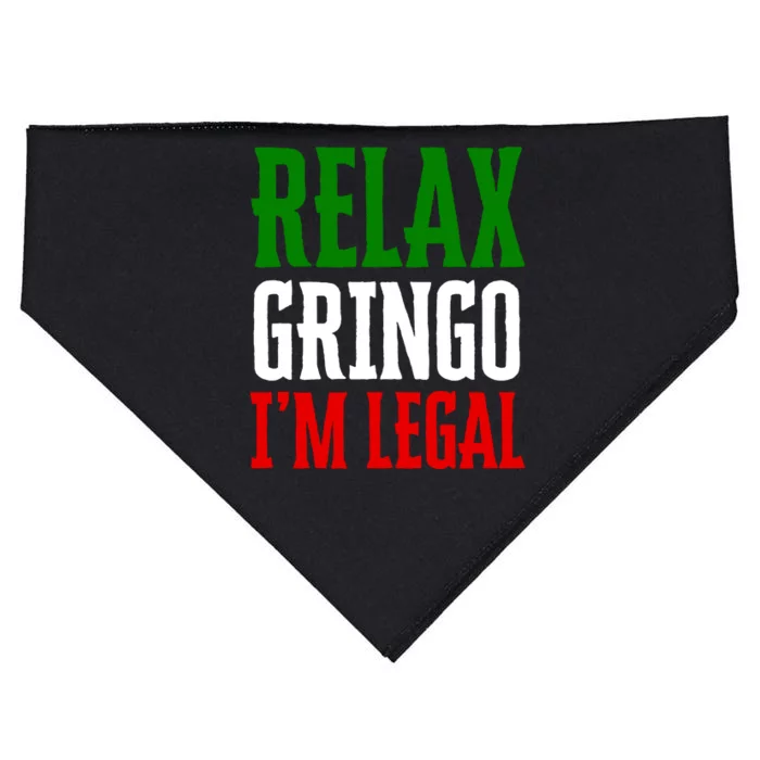 Relax Gringo IM Legal USA-Made Doggie Bandana