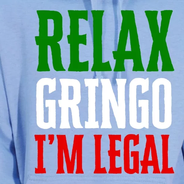 Relax Gringo IM Legal Unisex Surf Hoodie