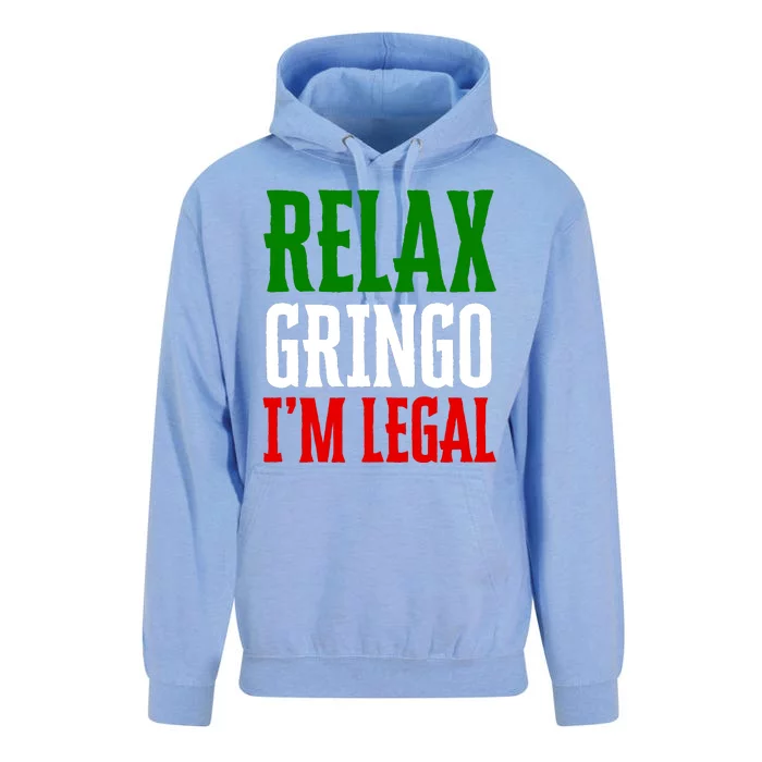 Relax Gringo IM Legal Unisex Surf Hoodie