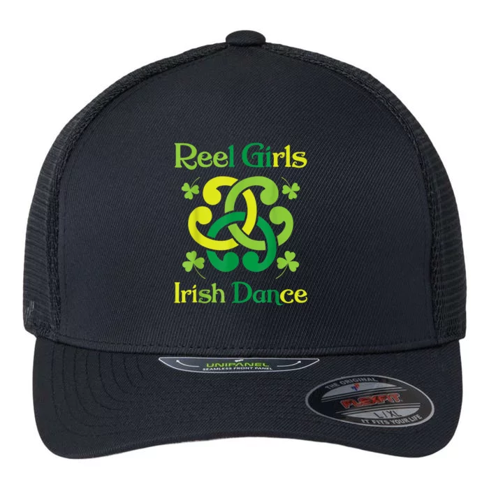 Reel Girl Irish Dance - Irish Dancer Ceili Reel Dance Flexfit Unipanel Trucker Cap