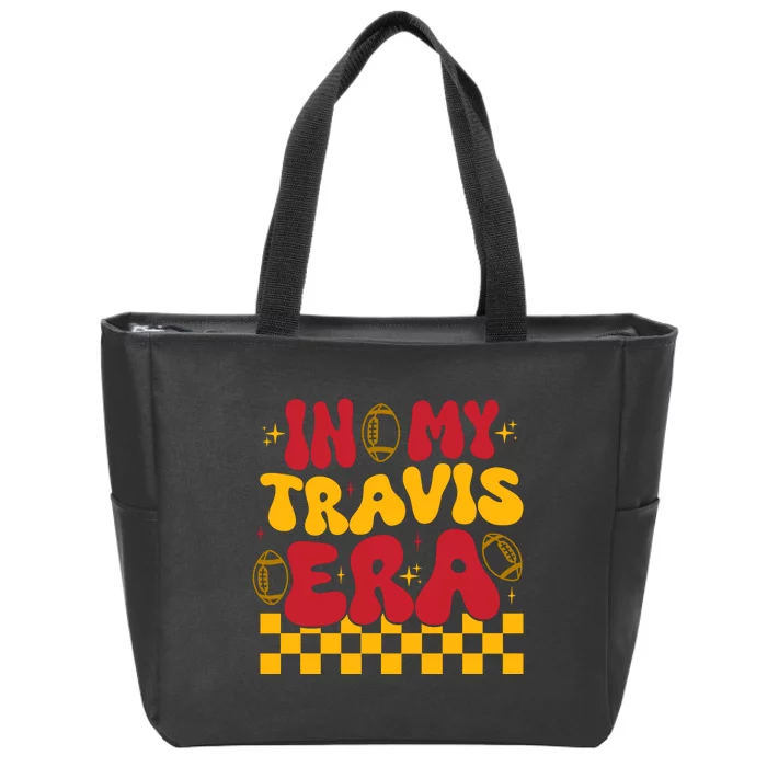 Retro Groovy In My Travis Era Zip Tote Bag