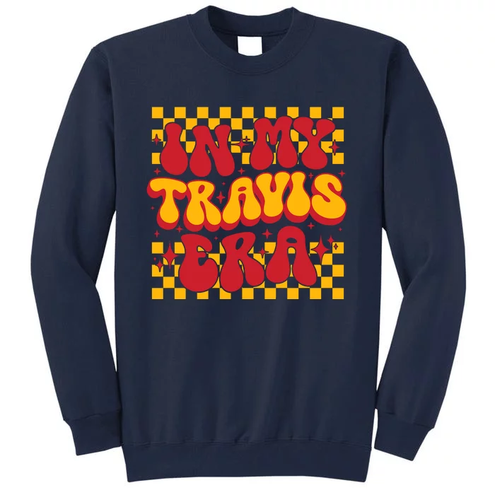 Retro Groovy In My Travis Era Tall Sweatshirt