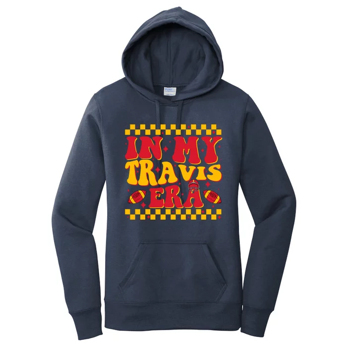 Retro Groovy In My Travis Era Women's Pullover Hoodie