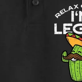 Relax Gringo Im Legal Funny Cinco De Mayo Mexican Immigrant Dry Zone Grid Performance Polo