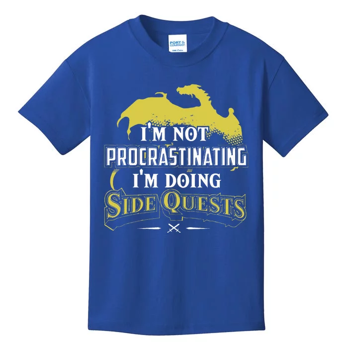 Rpg Gamer Im Doing Side Quests Kids T-Shirt