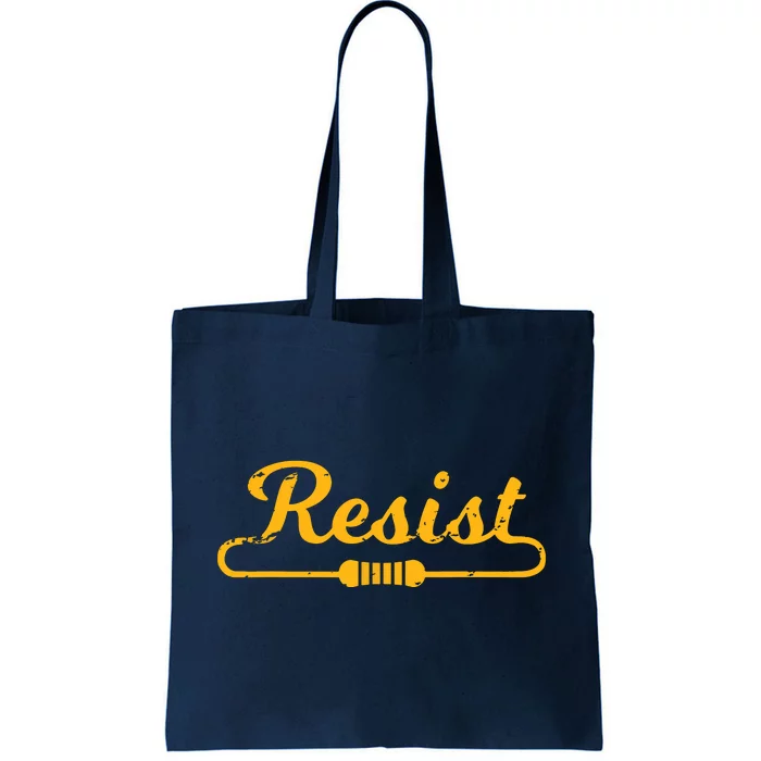 Resist Gift Idea For Electrical Engineers Tote Bag