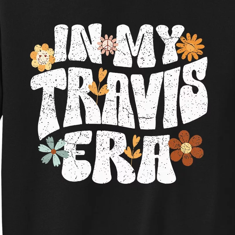 Retro Groovy In My Travis Era Sweatshirt