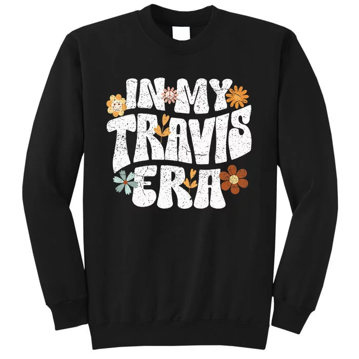 Retro Groovy In My Travis Era Sweatshirt