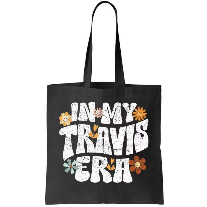 Retro Groovy In My Travis Era Tote Bag