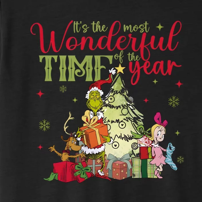 Retro Grinchmas Its The Most Wonderful Time Of The Year ChromaSoft Performance T-Shirt