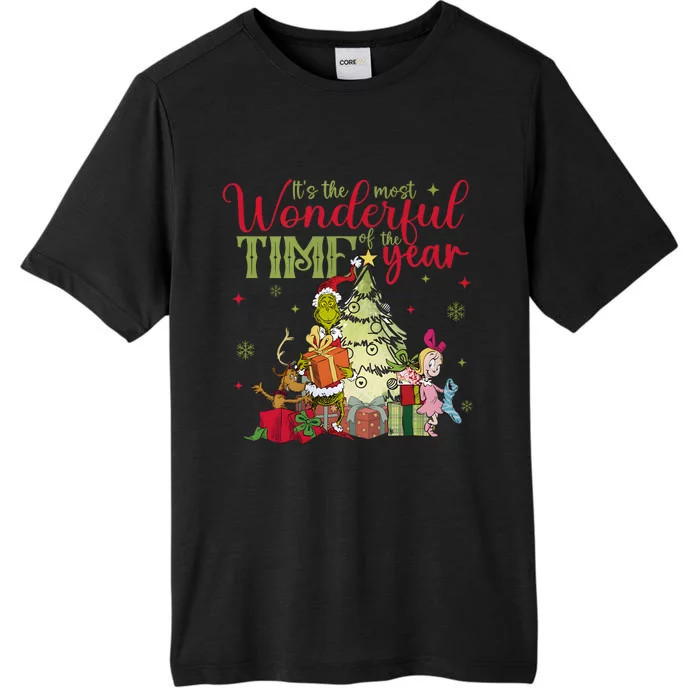 Retro Grinchmas Its The Most Wonderful Time Of The Year ChromaSoft Performance T-Shirt