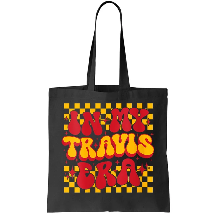 Retro Groovy In My Travis Era Tote Bag