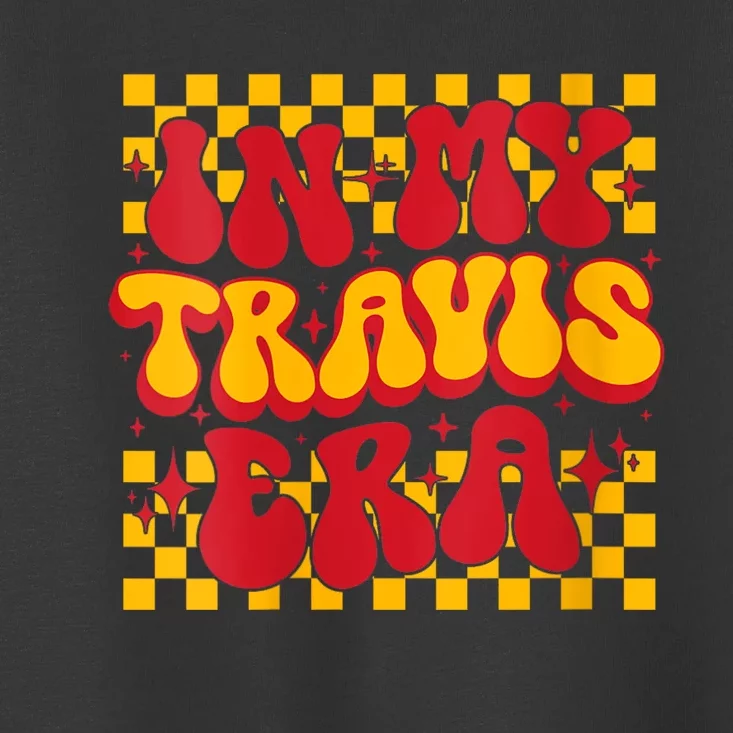 Retro Groovy In My Travis Era Toddler T-Shirt