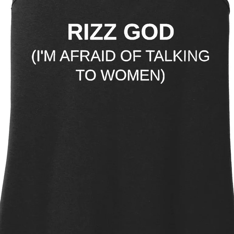 Rizz God IM Afraid Of Talking To Ladies Essential Tank