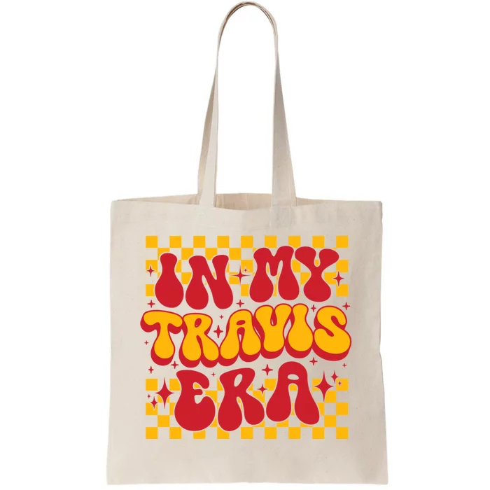 Retro Groovy In My Travis Era Tote Bag