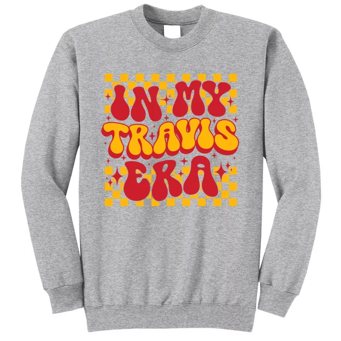 Retro Groovy In My Travis Era Tall Sweatshirt