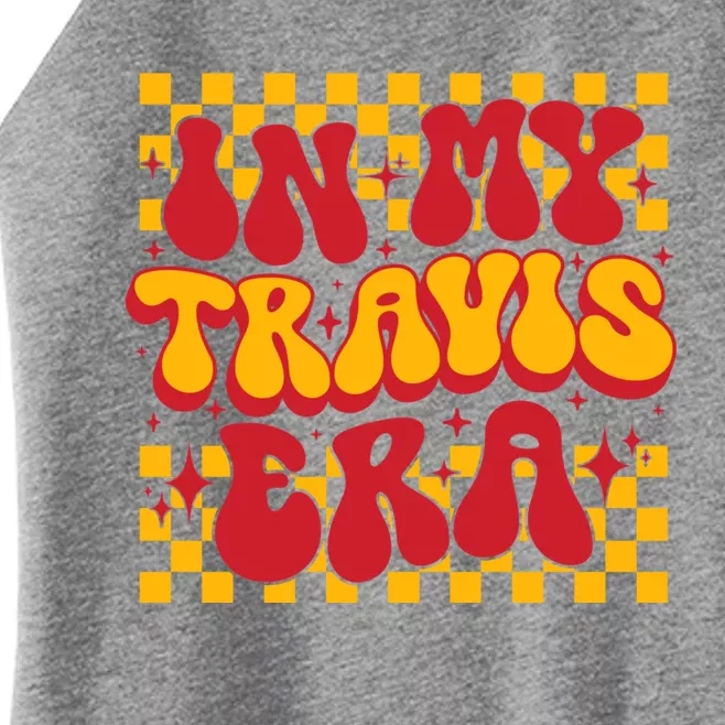 Retro Groovy In My Travis Era Women’s Perfect Tri Rocker Tank