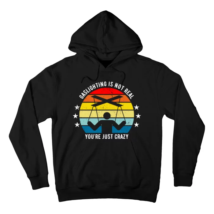 Retro Gaslighting Is Not Real You're Just Crazy Hoodie