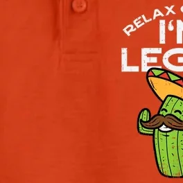 Relax Gringo Im Legal Funny Cinco De Mayo Mexican Immigrant Dry Zone Grid Performance Polo