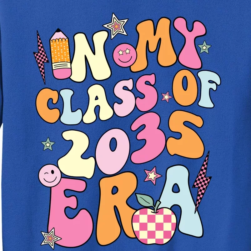 Retro Groovy In My Class Of 2035 Era Class Of 2035 Graduate Cool Gift Sweatshirt