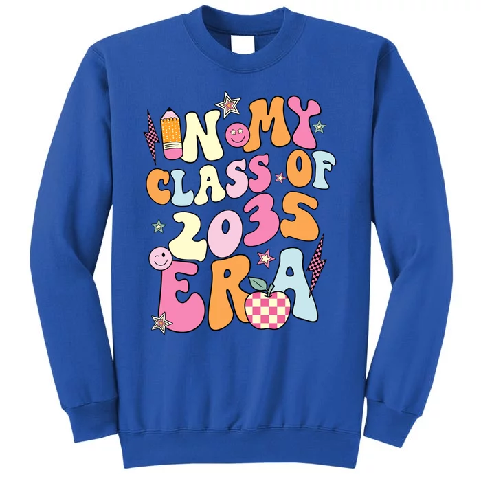 Retro Groovy In My Class Of 2035 Era Class Of 2035 Graduate Cool Gift Tall Sweatshirt