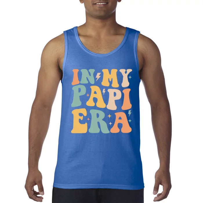 Retro Groovy In My Papi Era FatherS Day Great Gift Tank Top