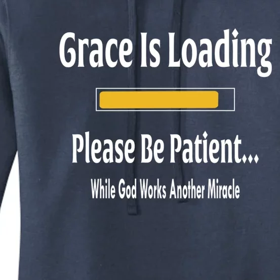 Religious Grace Is Loading Please Be Patient Surgery Gift Women's Pullover Hoodie