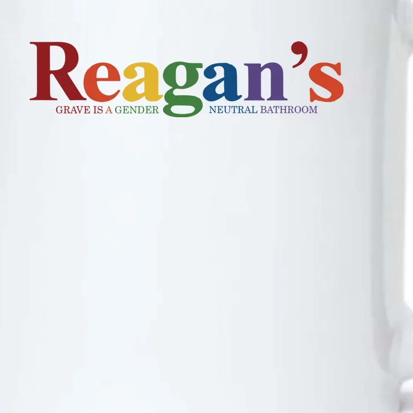 Reagans Grave Is A Gender Neutral Bathroom Pride Black Color Changing Mug