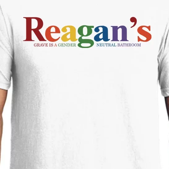 Reagans Grave Is A Gender Neutral Bathroom Pride Pajama Set