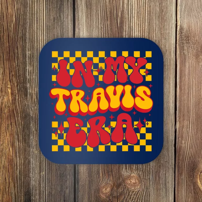 Retro Groovy In My Travis Era Coaster