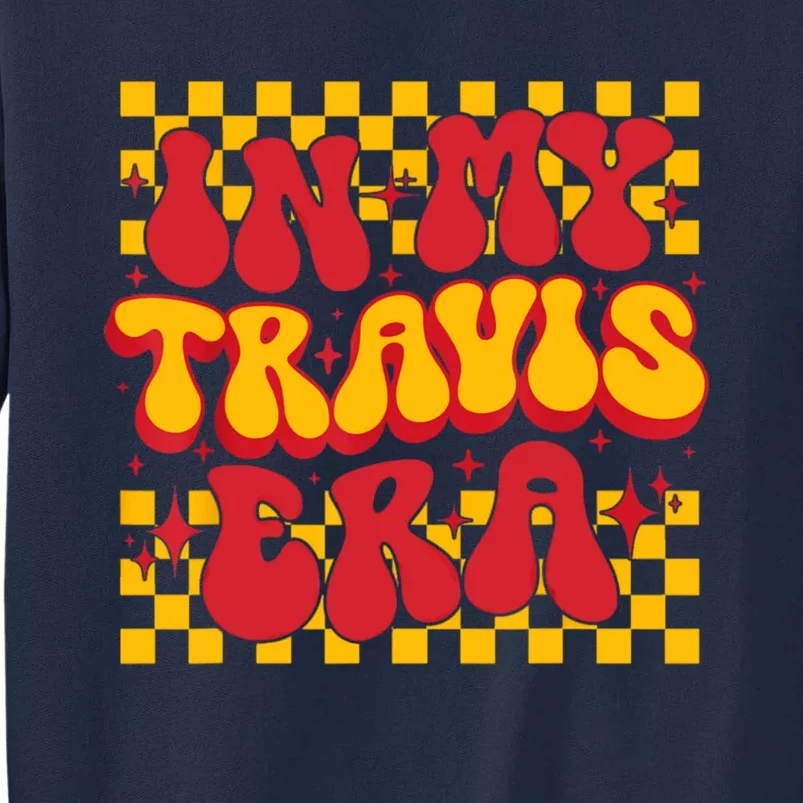 Retro Groovy In My Travis Era Tall Sweatshirt