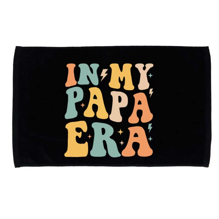 Retro Groovy In My Papa Era FatherS Day Microfiber Hand Towel