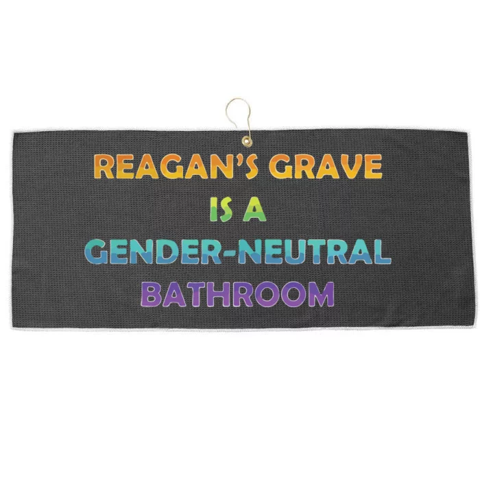 Reagan’s Grave Is A Gender Neutral Bathroom Large Microfiber Waffle Golf Towel