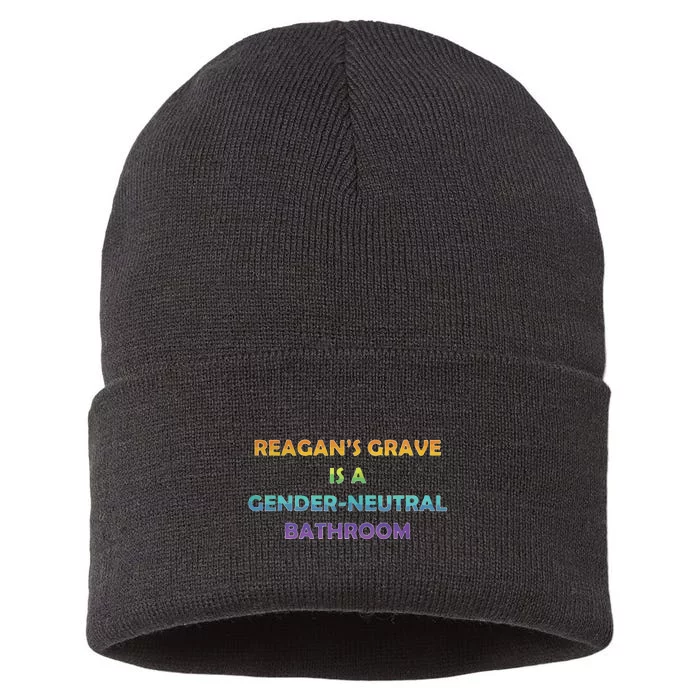 Reagan’s Grave Is A Gender Neutral Bathroom Sustainable Knit Beanie